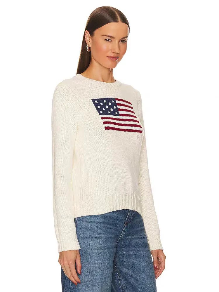 毛衣REVOE时尚小众纯棉2025新款简约罗纹针织套头衫 3