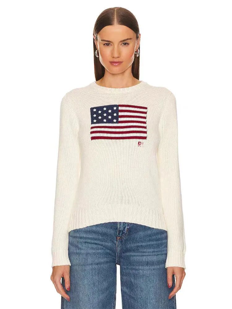 毛衣REVOE时尚小众纯棉2025新款简约罗纹针织套头衫 2