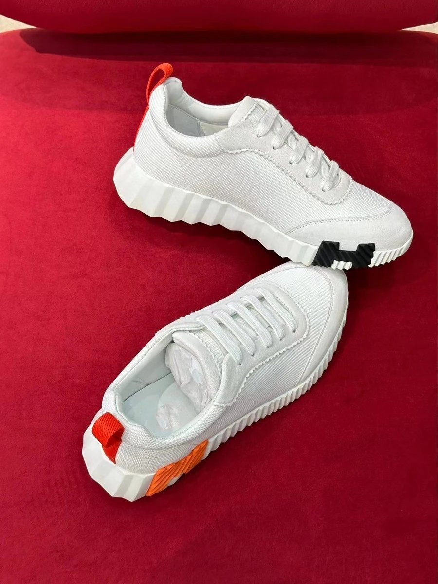 Hermès Oran Sneakers Black and White Suede Sneakers - 15