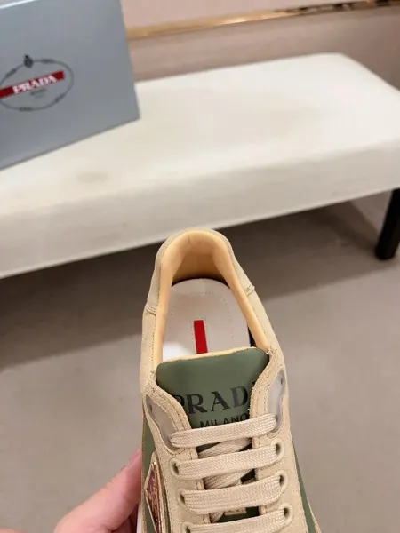 Prada Re-Nylon Triangle Logo Black Chunky Sneakers - 36
