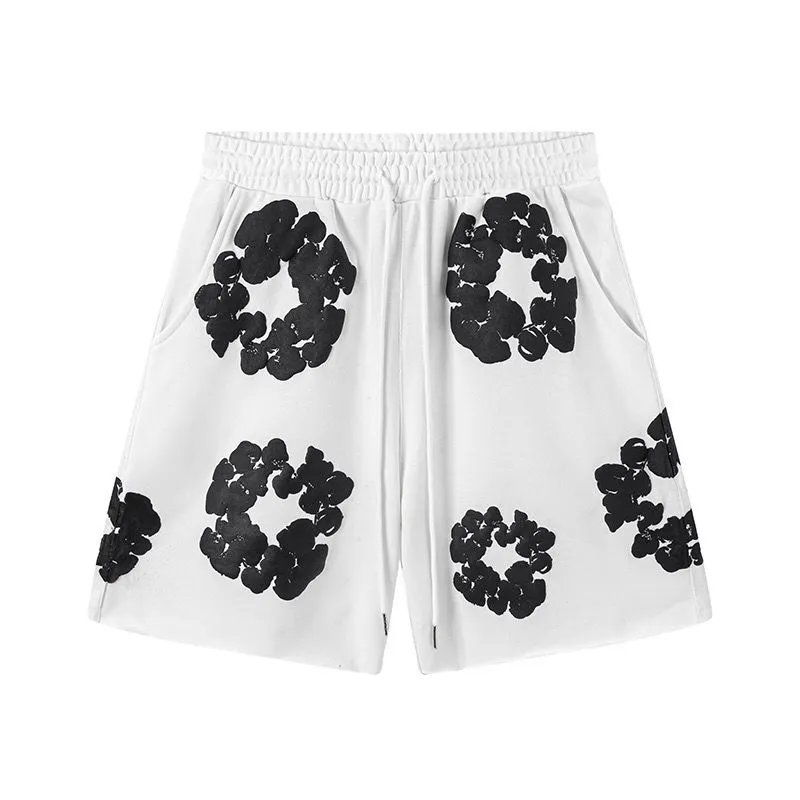 白黑印花短裤#29
