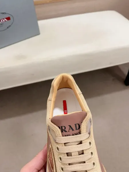 Prada Re-Nylon Triangle Logo Black Chunky Sneakers - 45