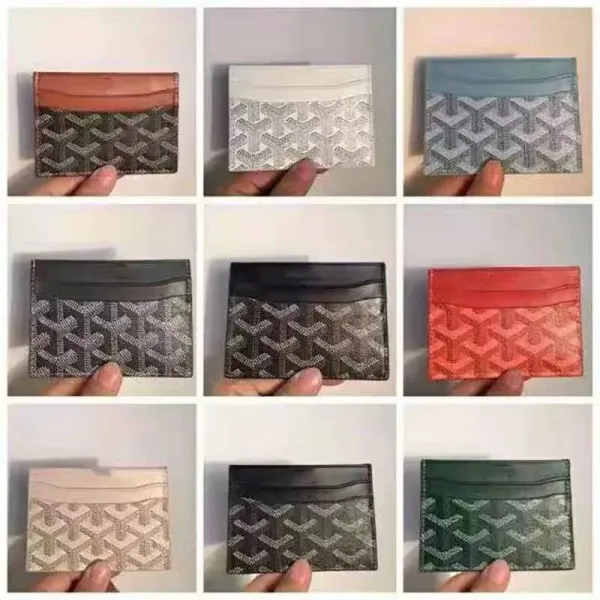 Goyard Saint Louis Card Holder Blue - 4