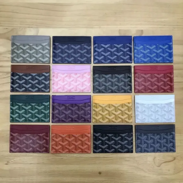 Goyard Saint Louis Card Holder Blue - 5