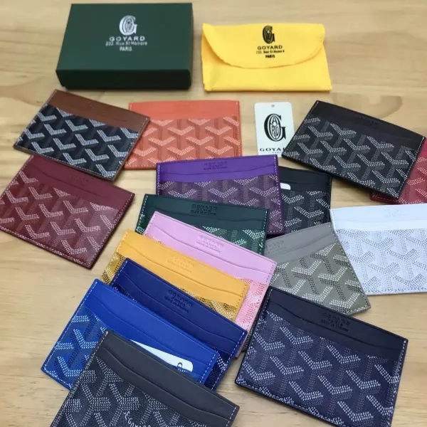 Goyard Saint Louis Card Holder Blue - 9