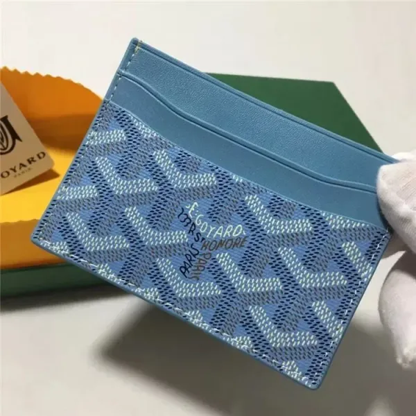 Goyard Saint Louis Card Holder Blue - 1