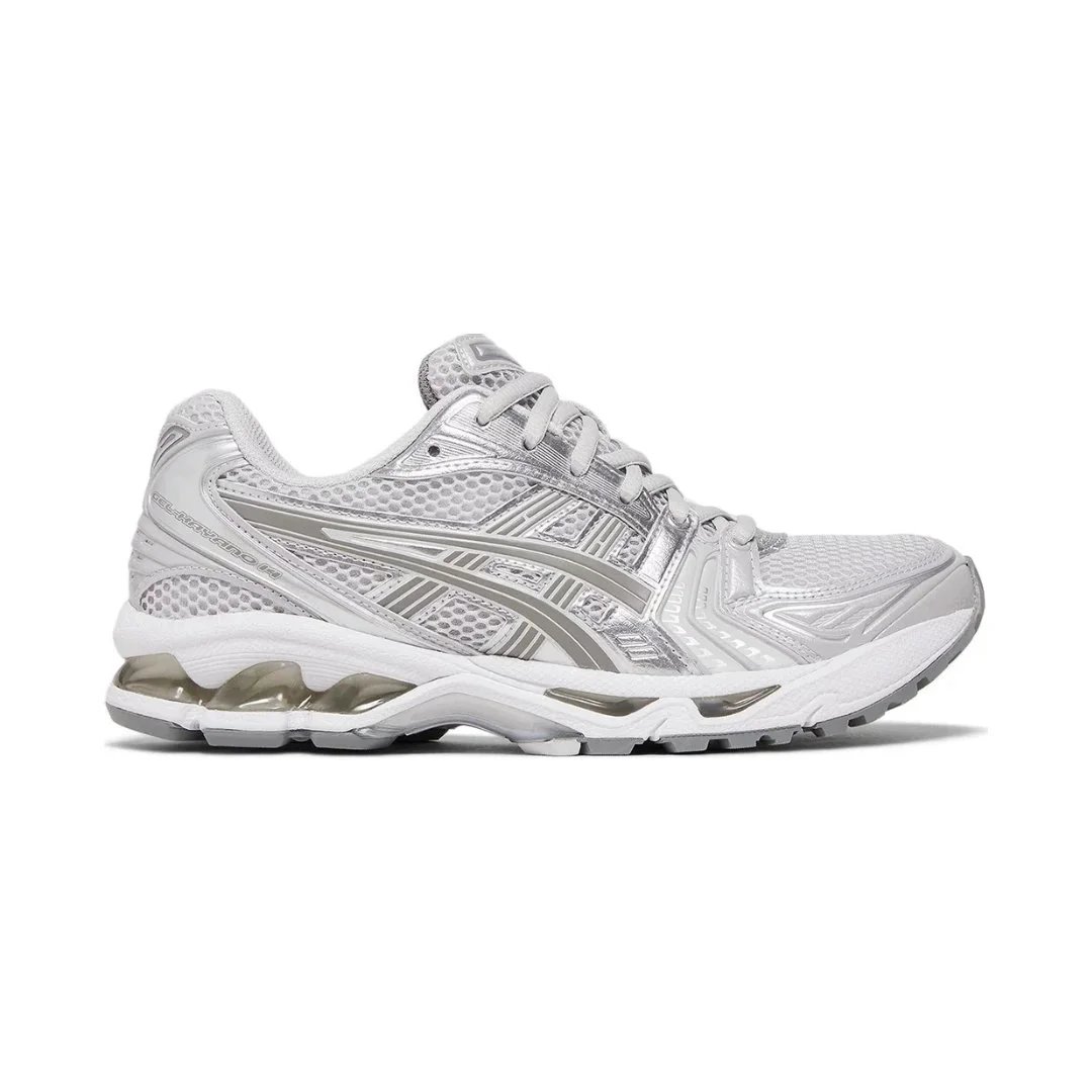 Asics Gel-Kayano 14 Silver White Running Shoes - 1