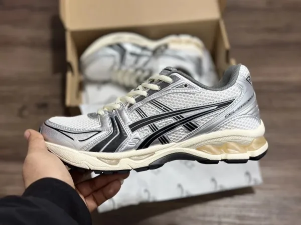 Asics Gel-Kayano 14 Pink Silver Running Shoes - 4