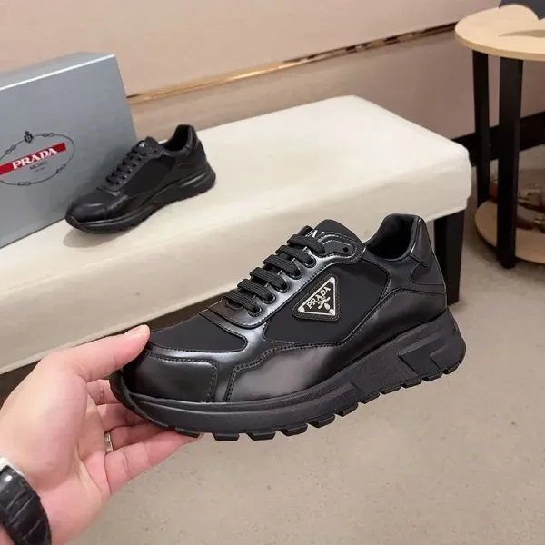 Prada Re-Nylon Chunky Sneakers Black - 1