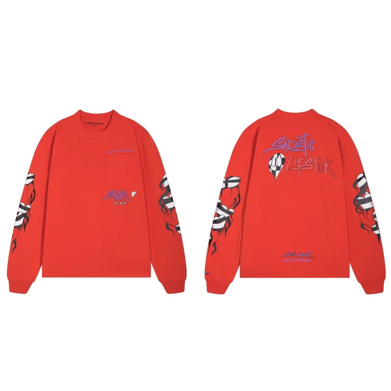Chrome Hearts Vanity Affair Pink Long-Sleeve T-Shirt - 32