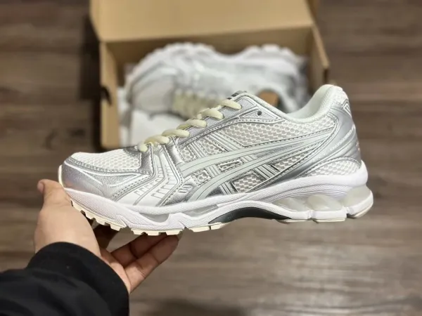 Asics Gel-Kayano 14 Pink Silver Running Shoes - 12
