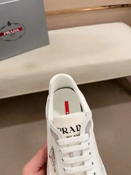 Prada Re-Nylon Triangle Logo Black Chunky Sneakers - 27