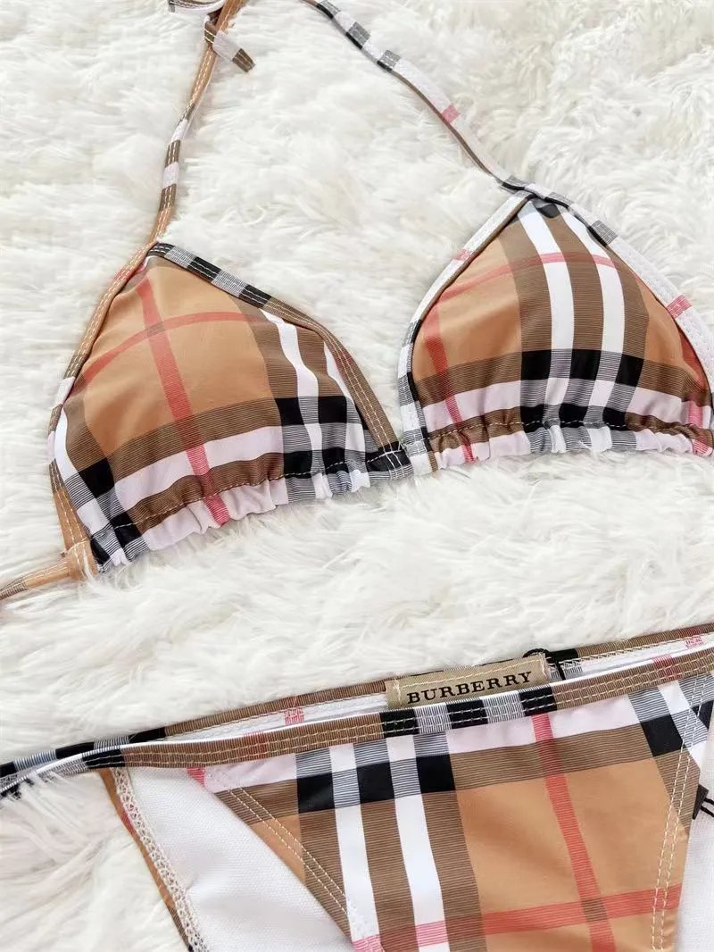 Checkered Bikini Two-Piece Swimsuit
