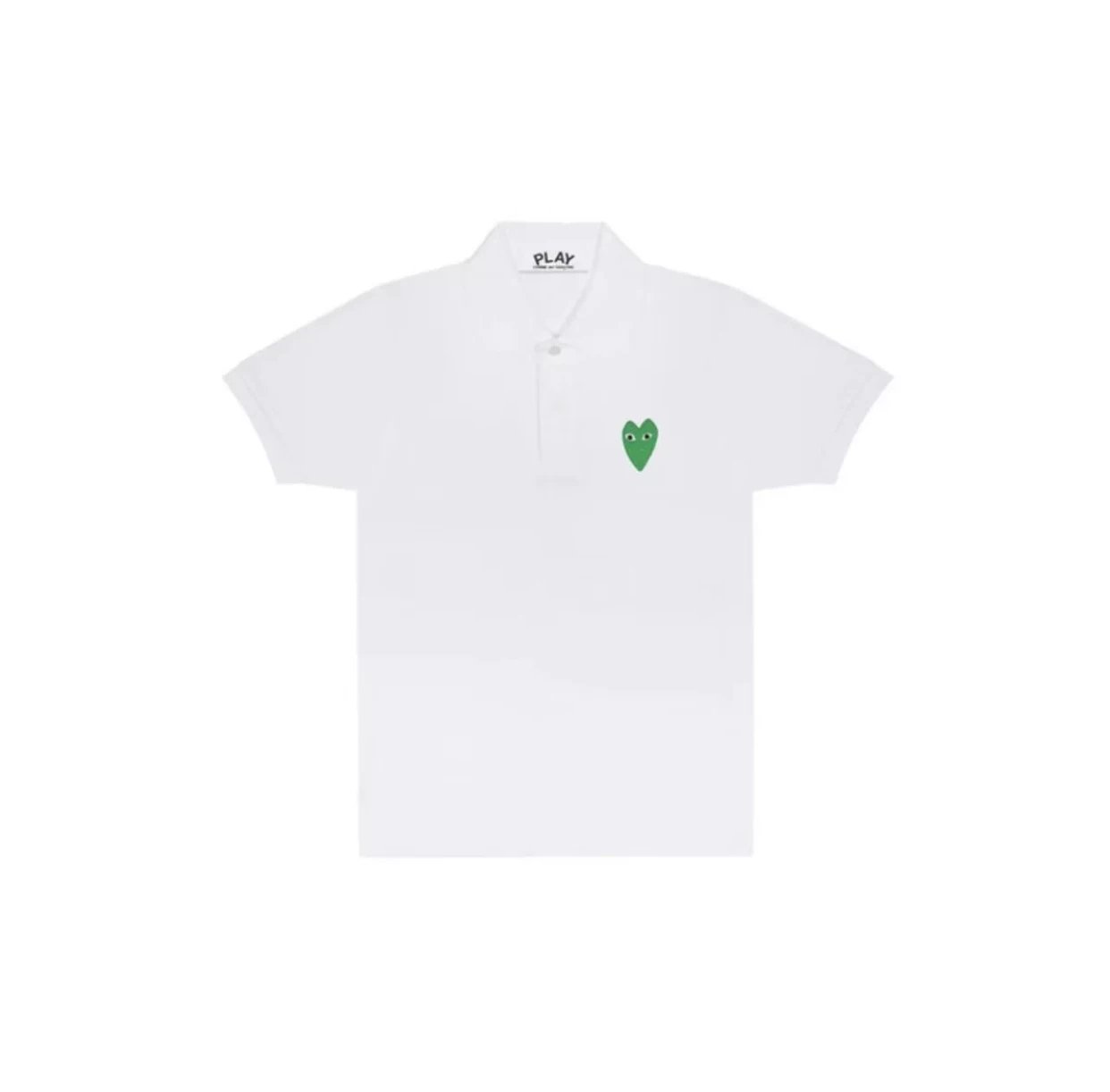 White Long Green Heart