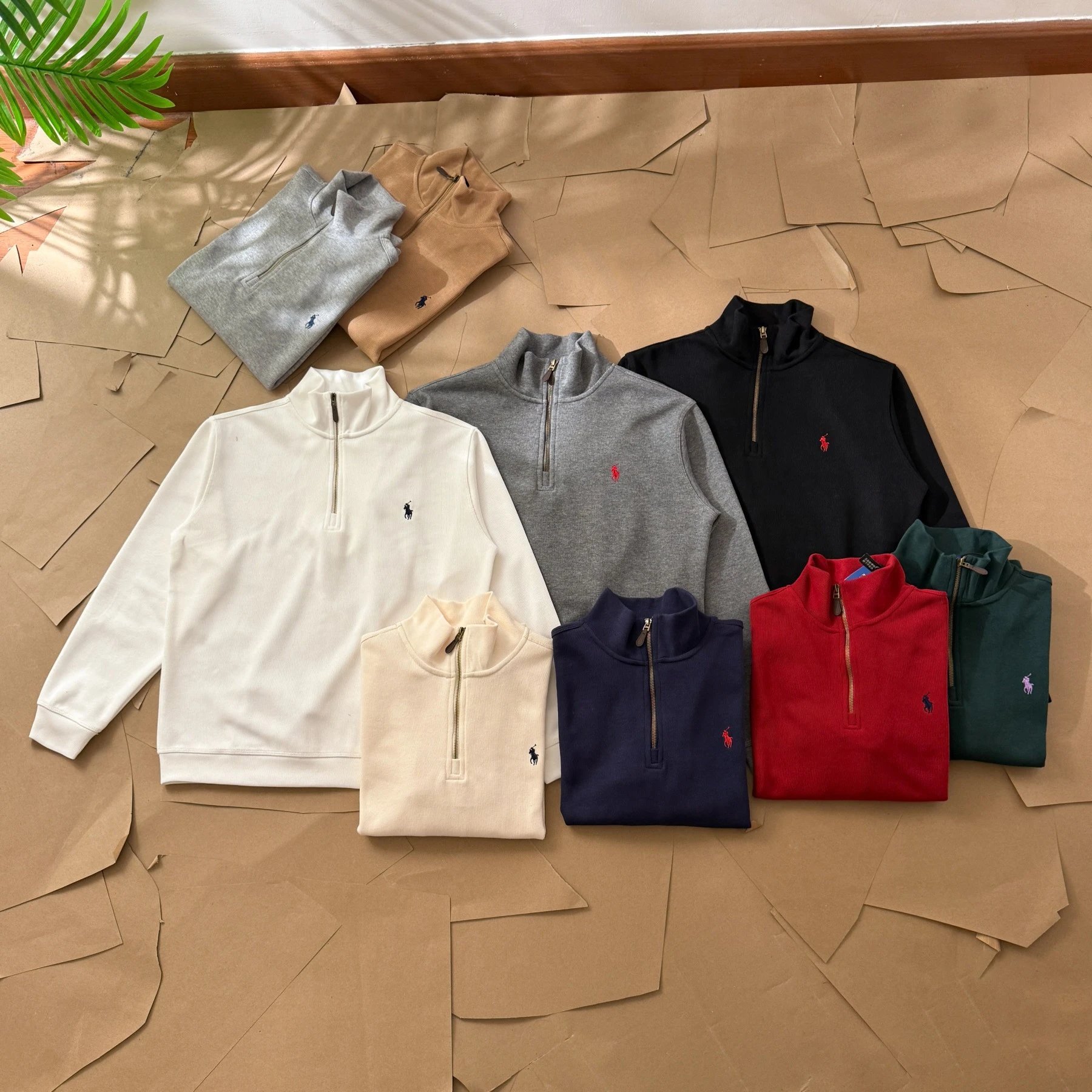 Ralph Lauren Golden Brown Half-Zip