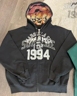 thumbnail for 1994 English Print Chinese Style Treasure Boy Hoodie
