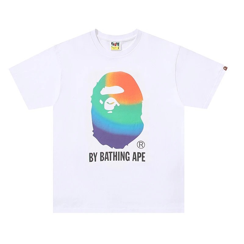 Colored Ape Head White