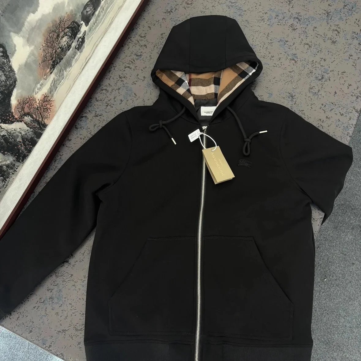 B Hoodie Jacket