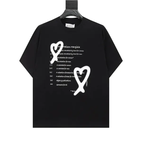 Maison Margiela Number Print White T-Shirt - 8