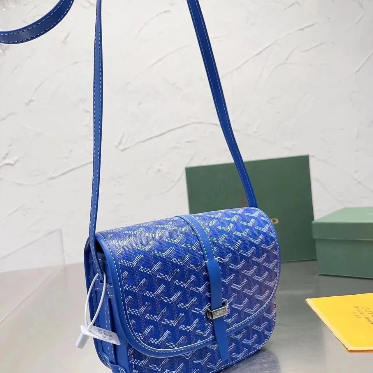 Goyard Blue Bag