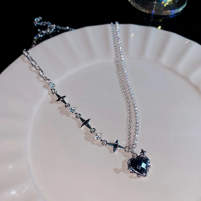 Silver Heart Necklac