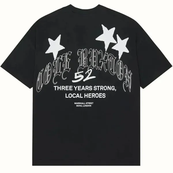 Cole Buxton Three Years Strong Black T-Shirt - 1