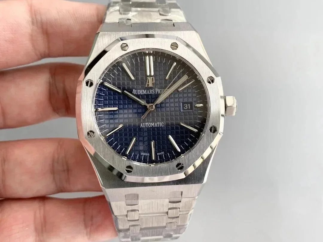 Audemars Piguet Royal Oak Chronograph Rose Gold White Dial Sport Watch