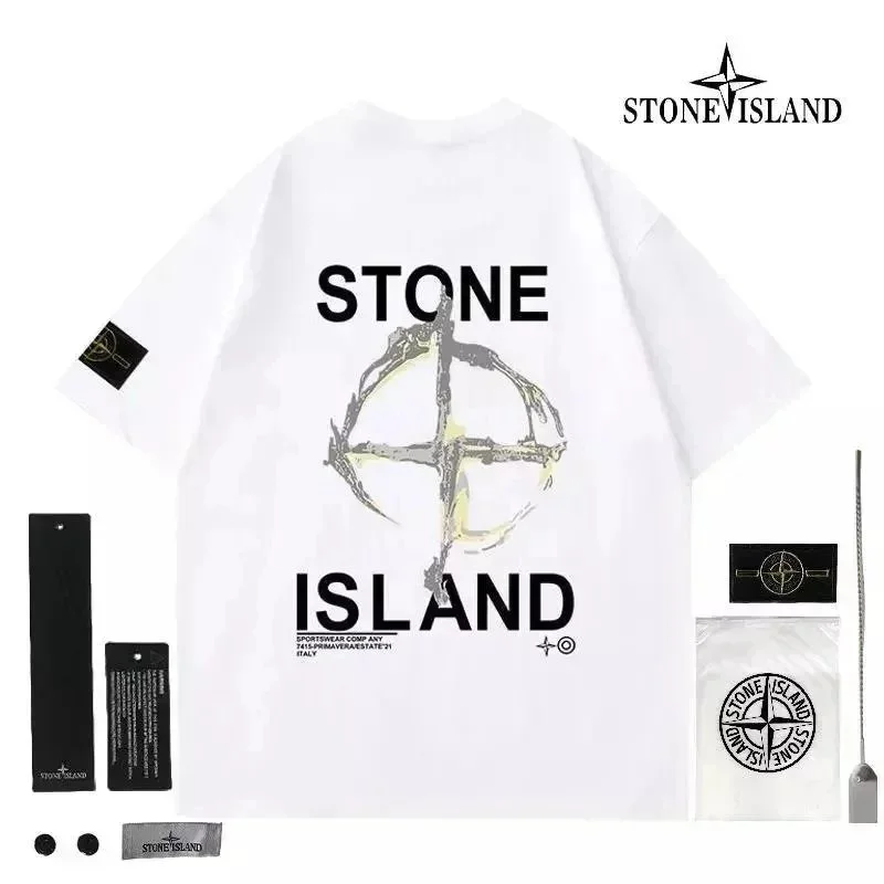 Stone Island White T