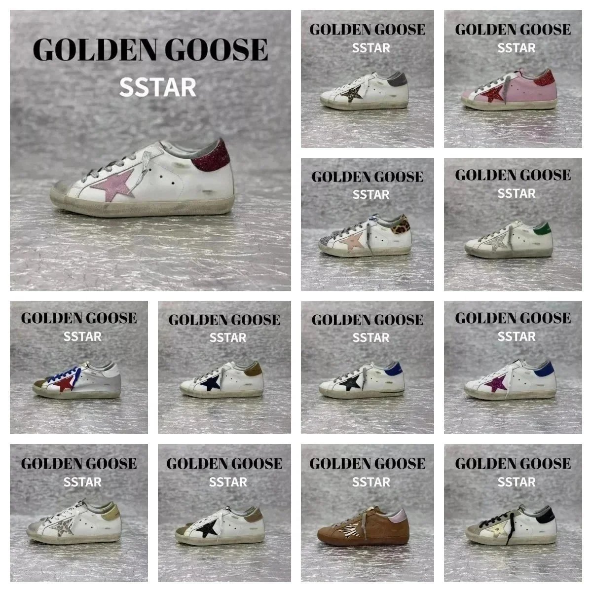 Golden Goose Super-Star Leather Sneakers