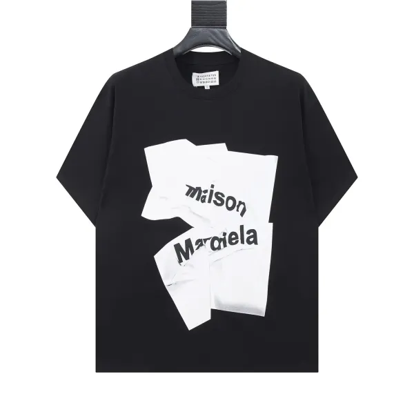 Maison Margiela Number Print White T-Shirt - 3