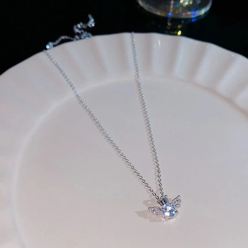 Silver Angel Necklac