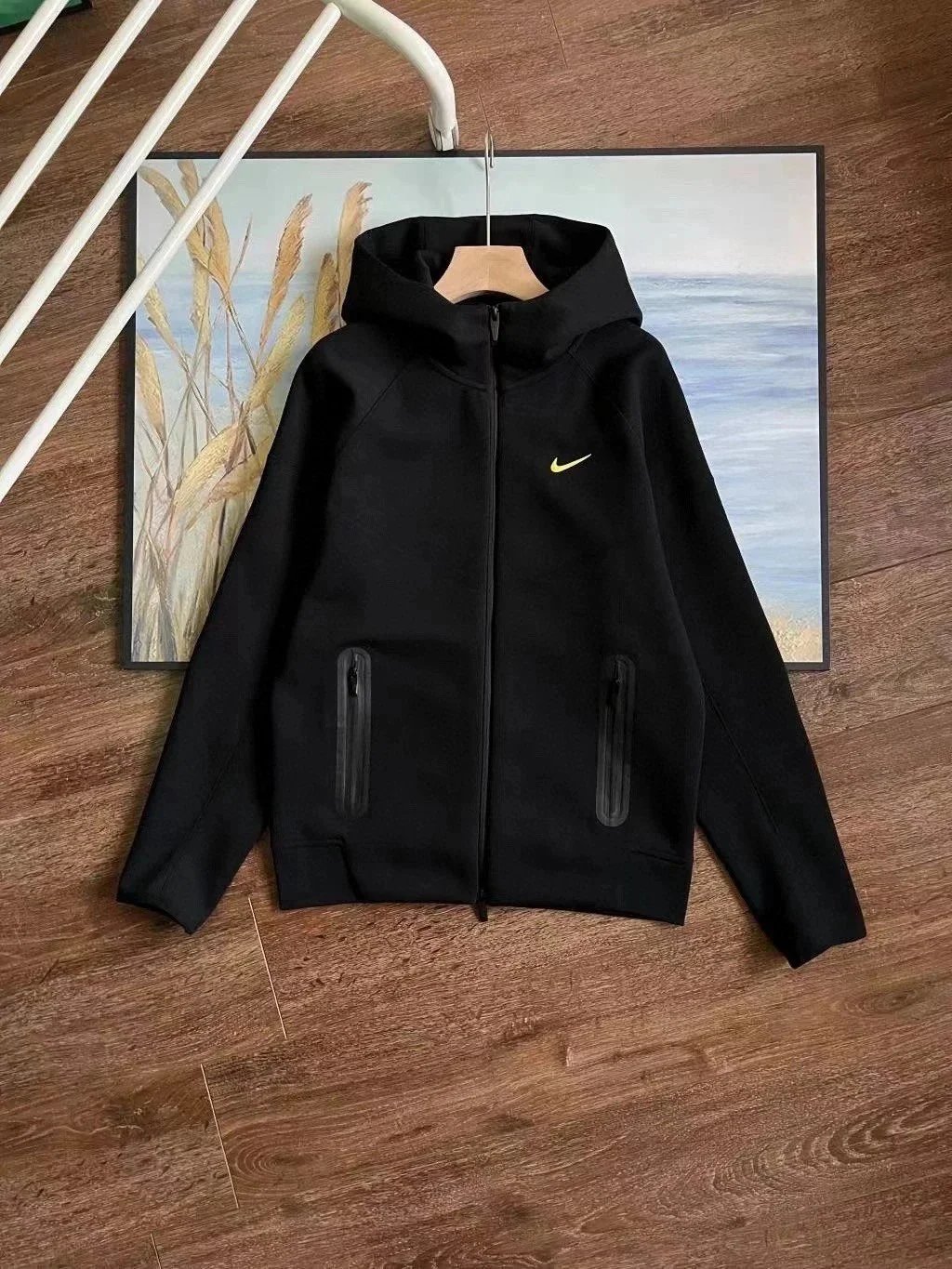 Nike Tech Fleece Black Jacket