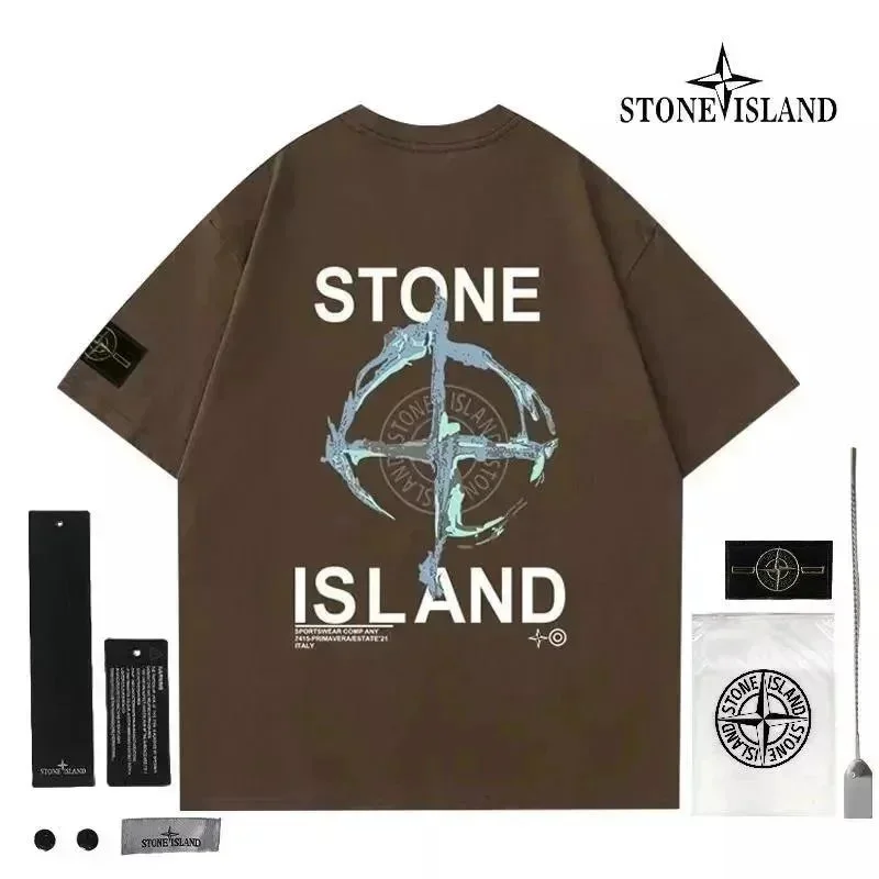 Stone Island Brown T