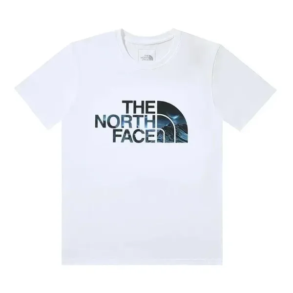 The North Face Mountain Logo Graphic T-Shirt White - 1