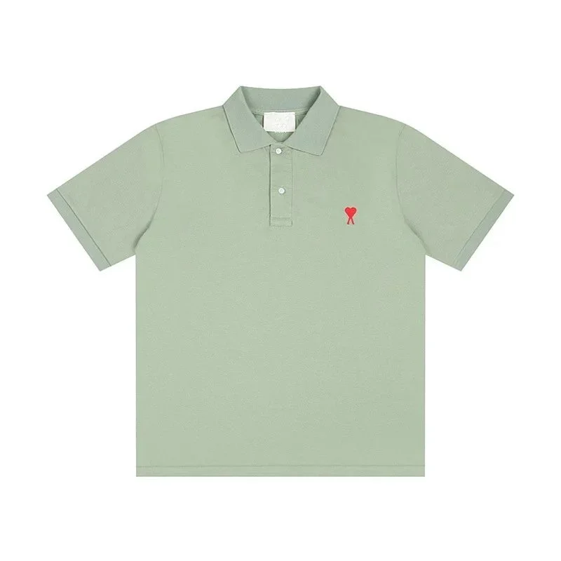 AMIRI Green Polo T-S