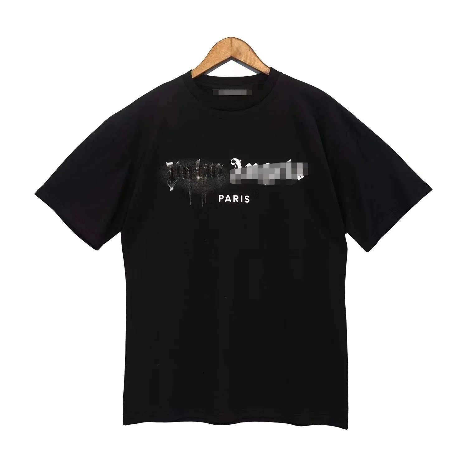 Palm Angels White Black Graphic Print Streetwear T-Shirt