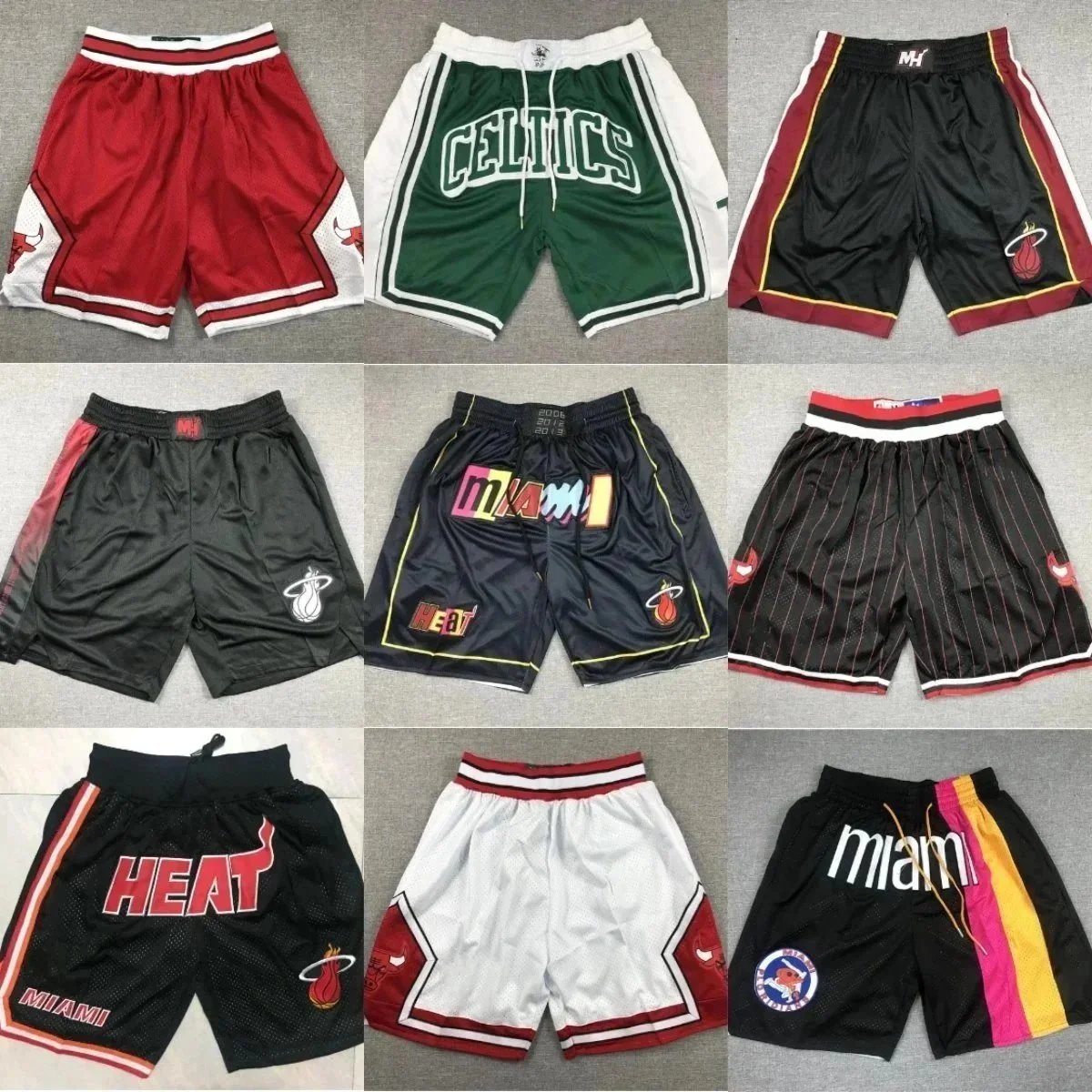 25 Just Don Retro Printed Sports Shorts