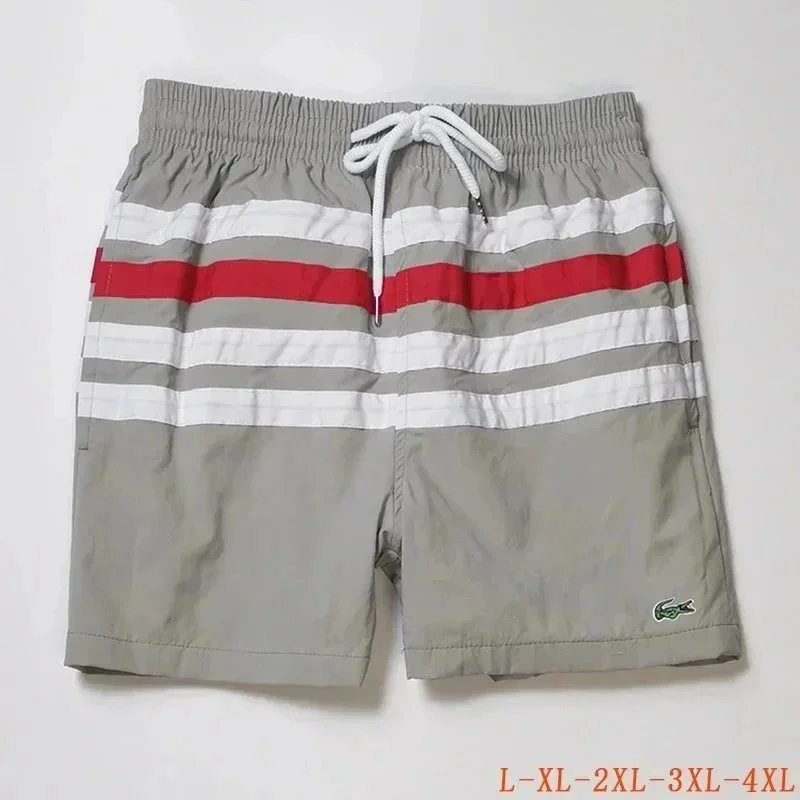 Lacoste Grey Red Str