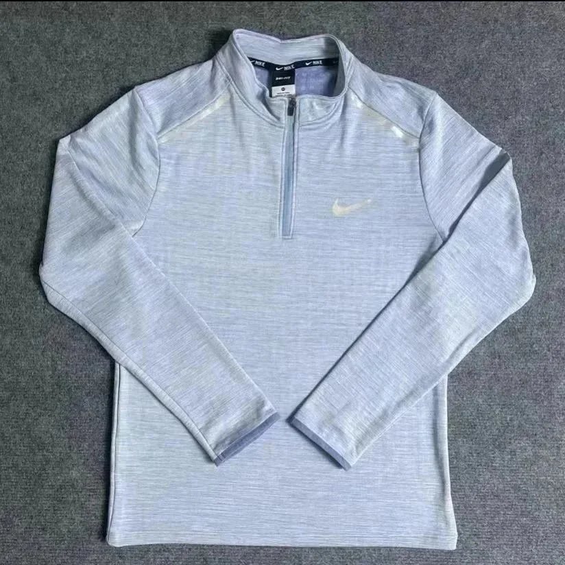 Nike Grey Quarter-Zip Pullover