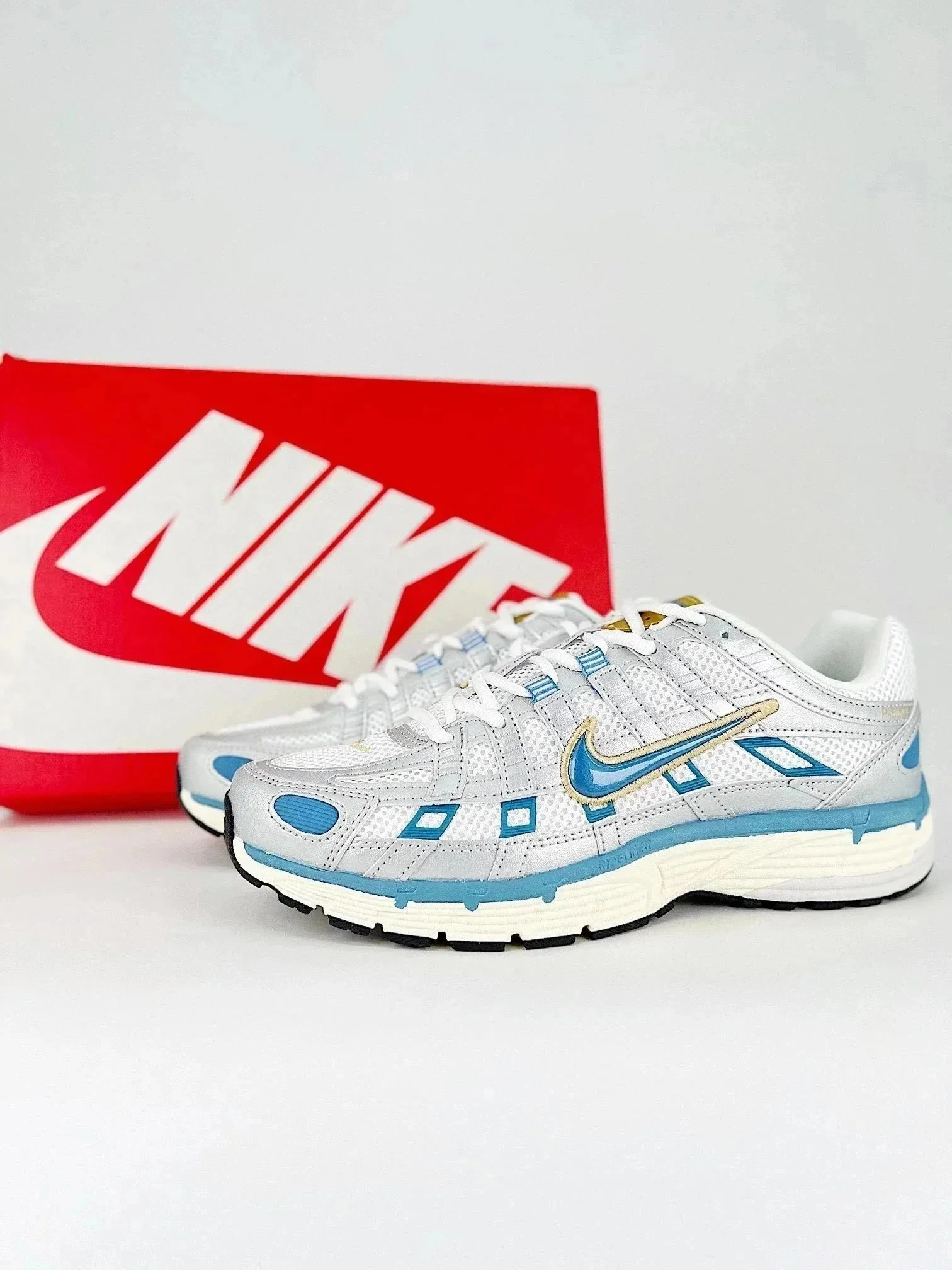 Nike P-6000 White Bl