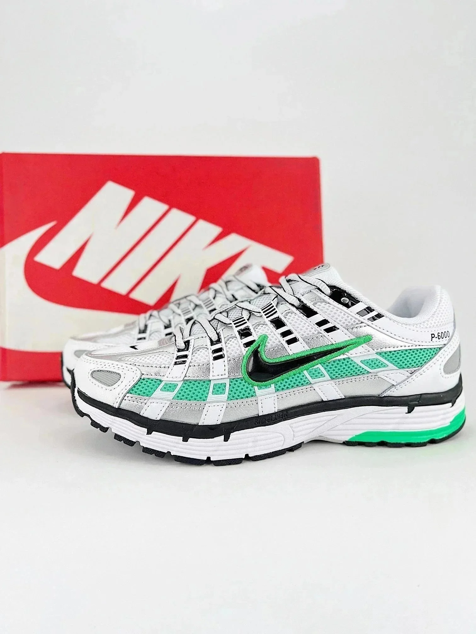 Nike P-6000 White Gr