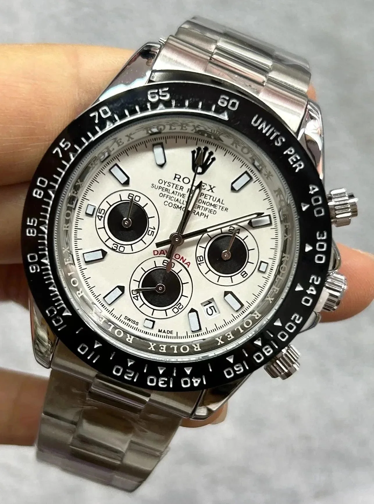 Rolex Daytona Silver