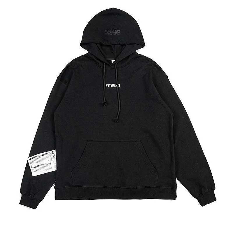 Vetements Black Hood