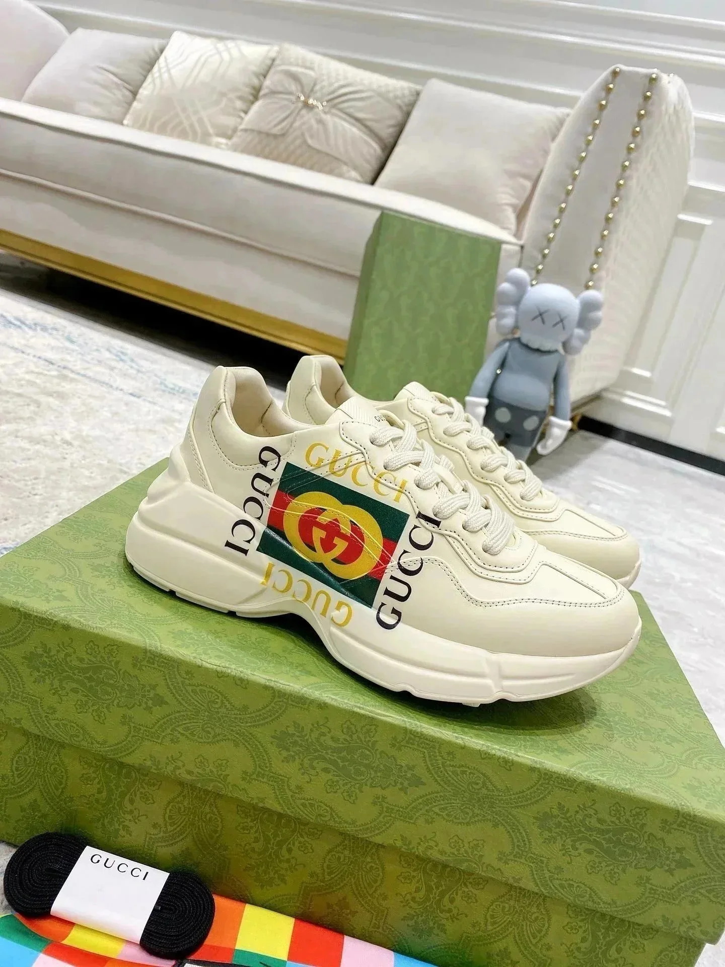 Gucci Rhyton White S