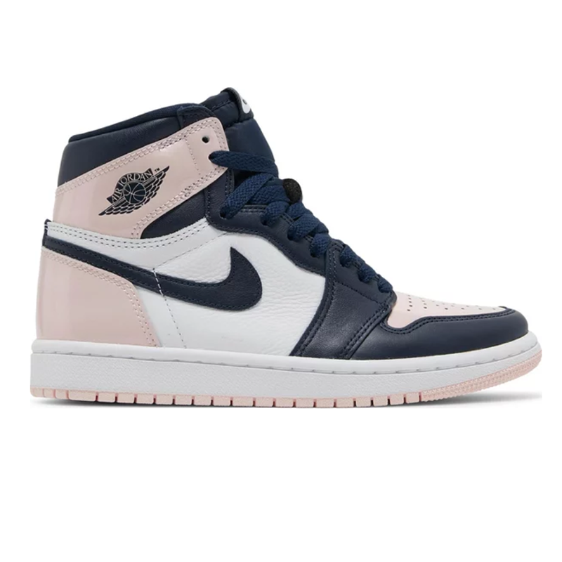 Air Jordan 1 Pink/White/Blue Sneakers