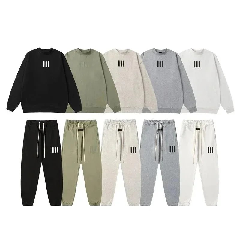 FOG ESSENTIALS Triple Bar Joint-Labeled Fleece Hooded Sweatshirt--Hooded 