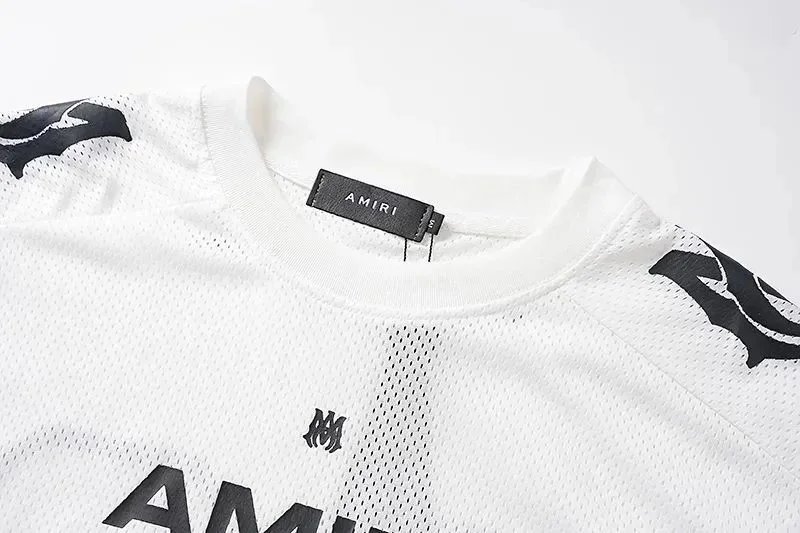 Amiri 22 White Graphic Jersey Set