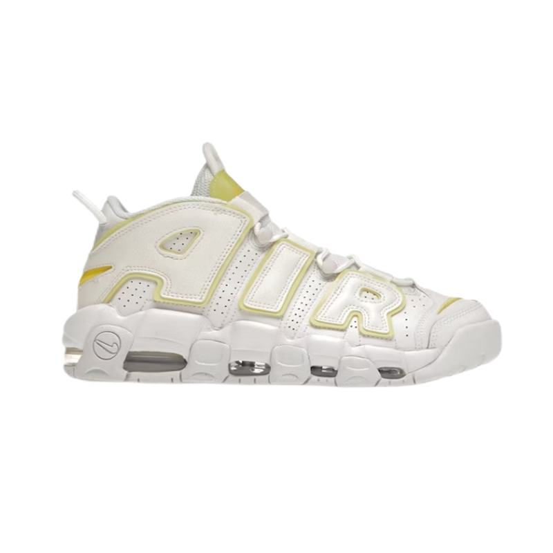 Nike Air More Uptempo White Yellow Sneakers