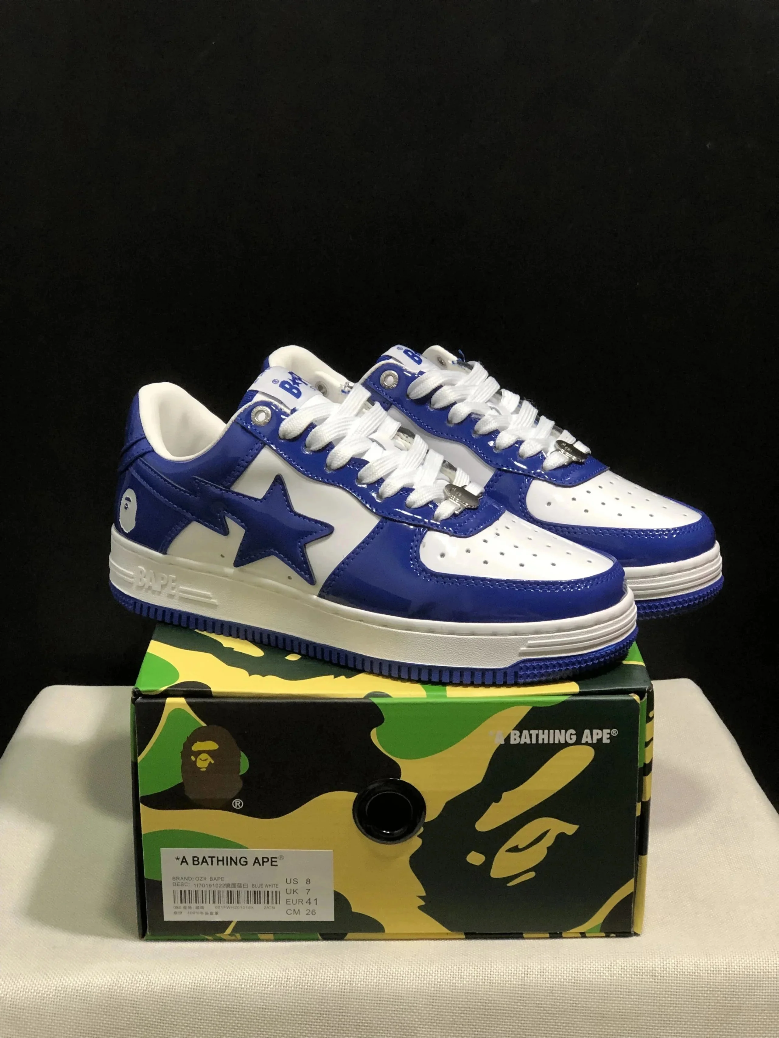 BAPE STA Blue White 