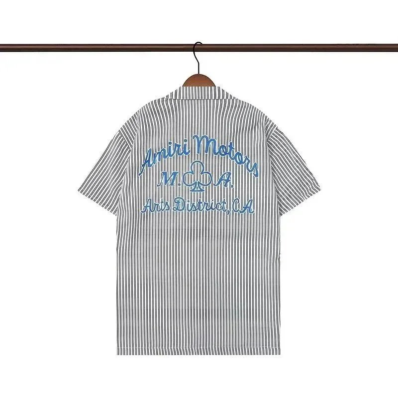 Amiri Short Sleeve Printed Shirt Multicolor Resort Style